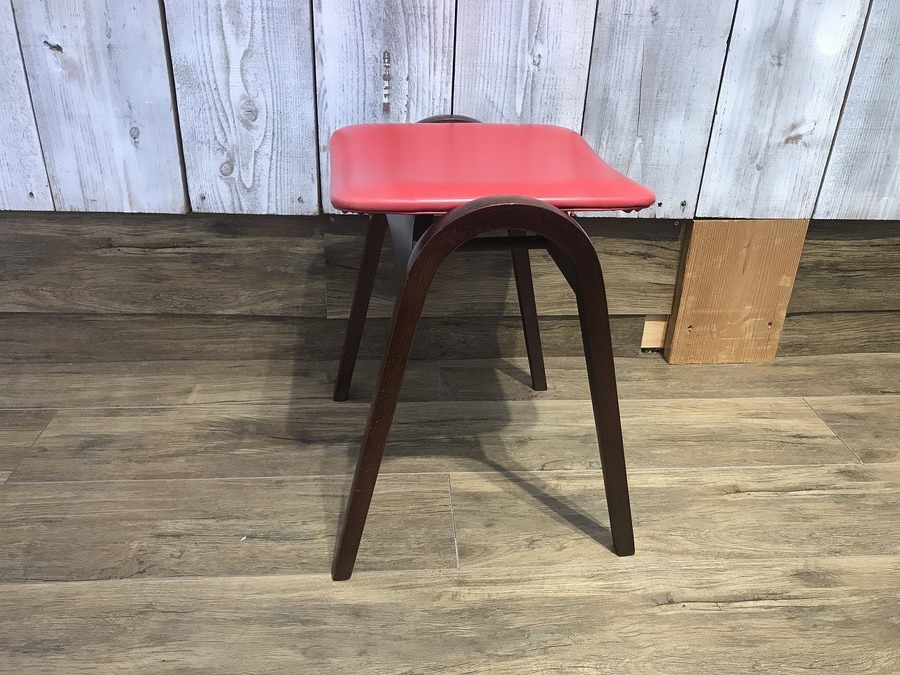 秋田木工】国産ヴィンテージ 通称剣持スツール（No202）が6脚同時に