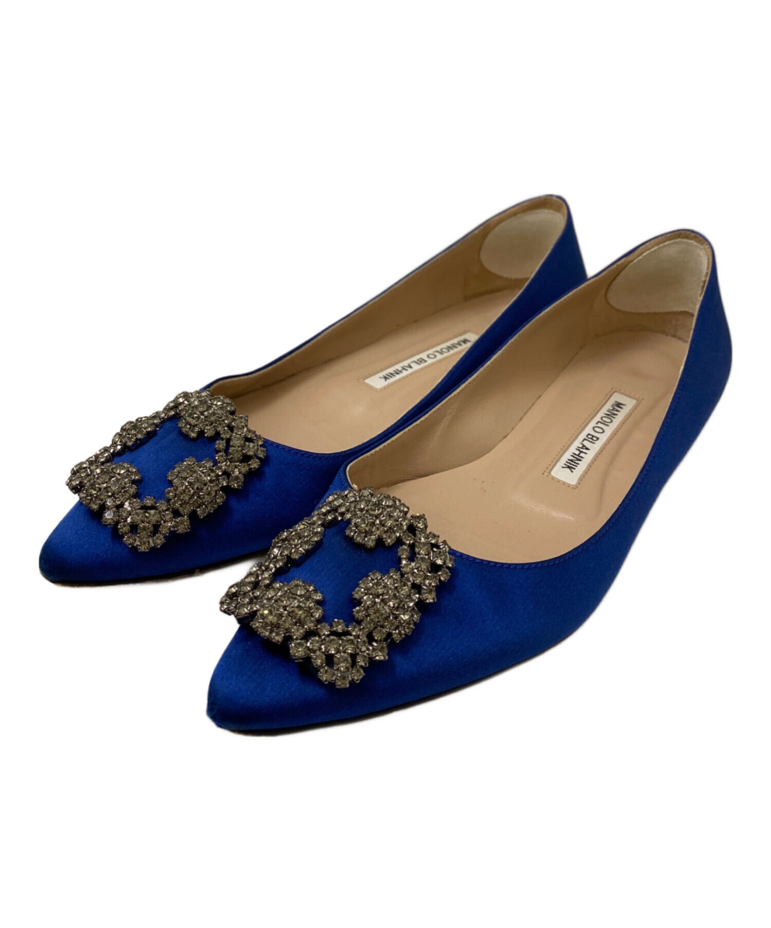 中古・古着通販】Manolo Blahnik (マノロブラニク) ビジューパンプス