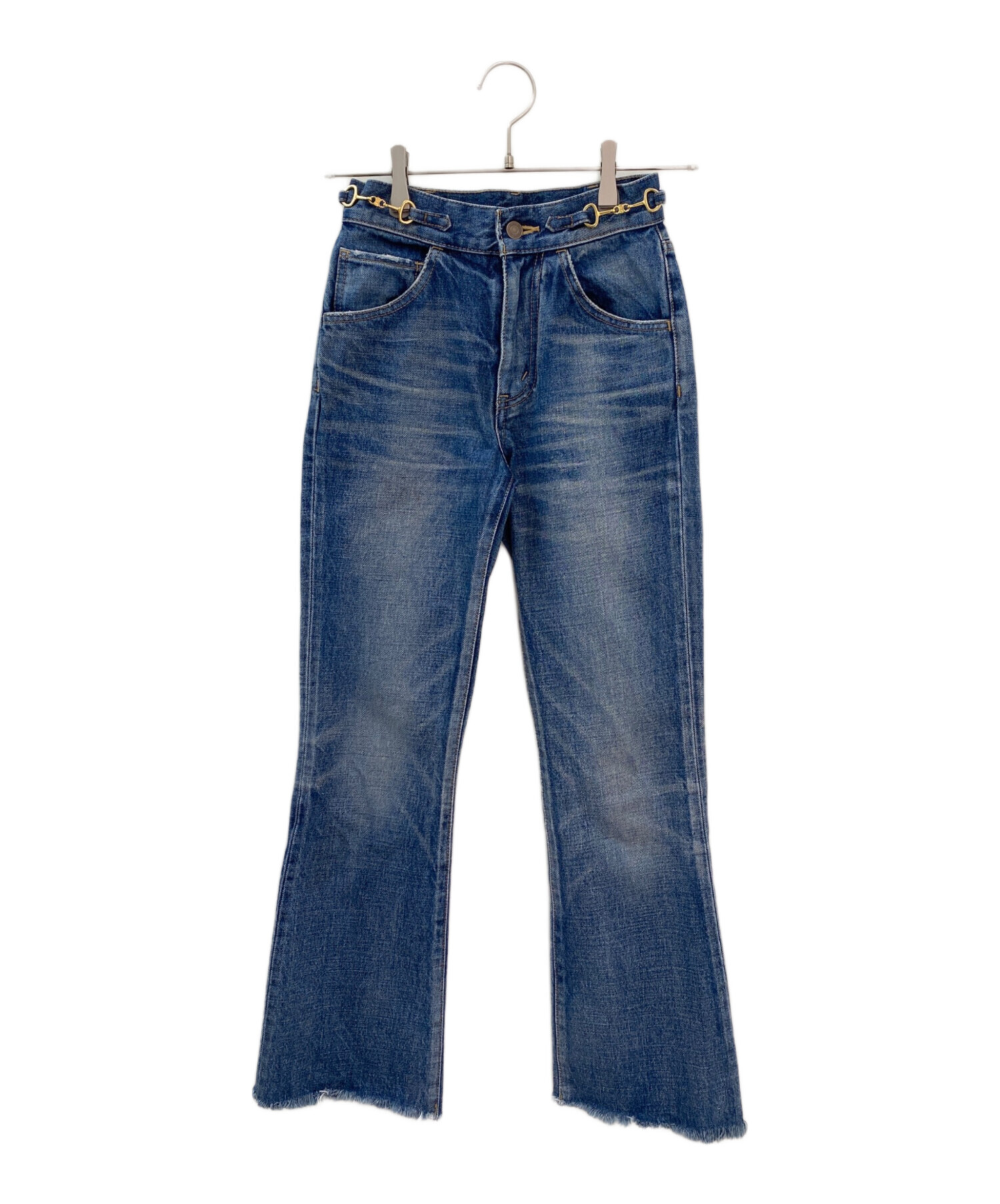 中古・古着通販】CELINE (セリーヌ) トリオンフチェーンデニムパンツ