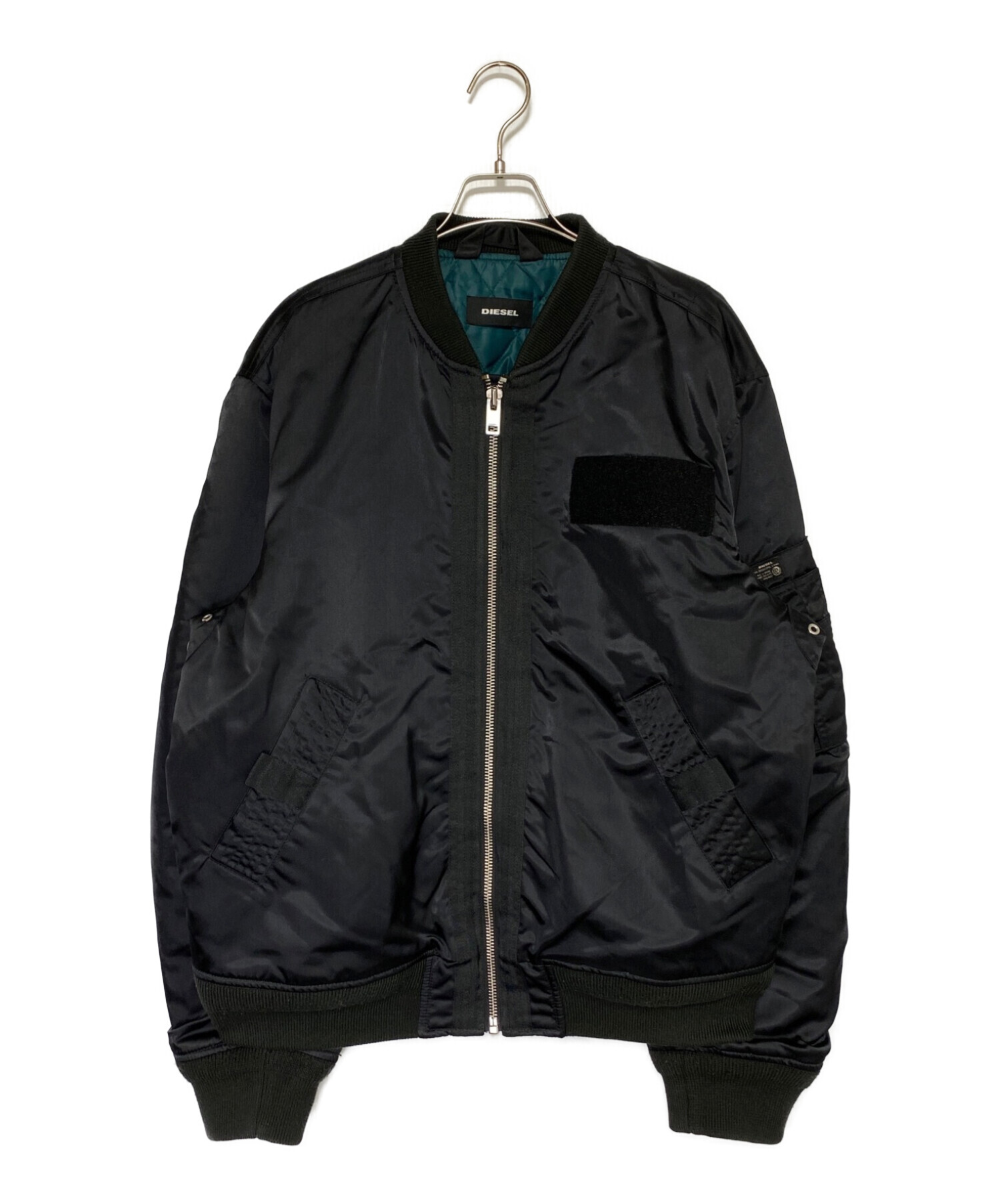 ディーゼル ブラックゴールド】MA-1タイプ Lサイズ ディーゼルブラック