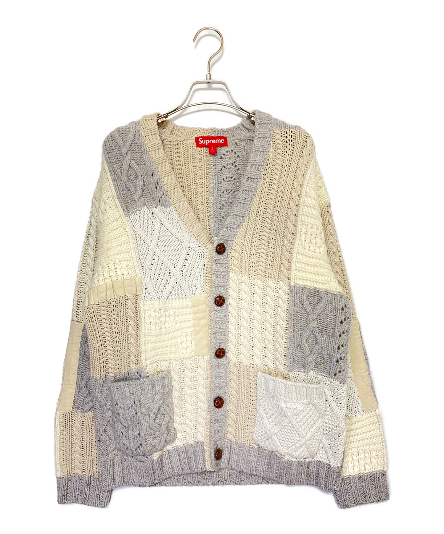 中古・古着通販】SUPREME (シュプリーム) Patchwork Cable Knit