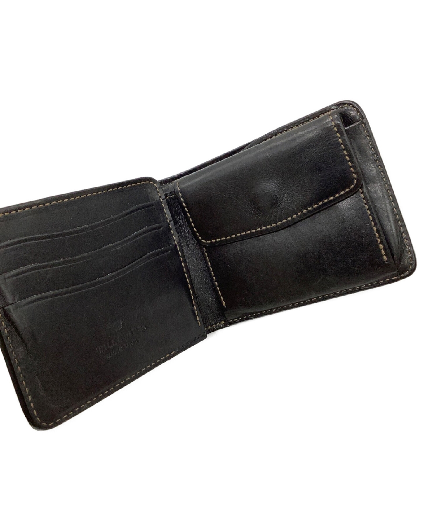 中古・古着通販】WILDSWANS (ワイルドスワンズ) 2つ折り財布 ブラック