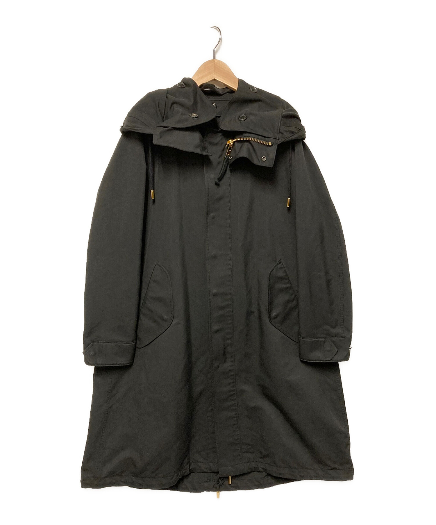 中古・古着通販】THE RERACS (ザ リラクス) モッズコート ブラック