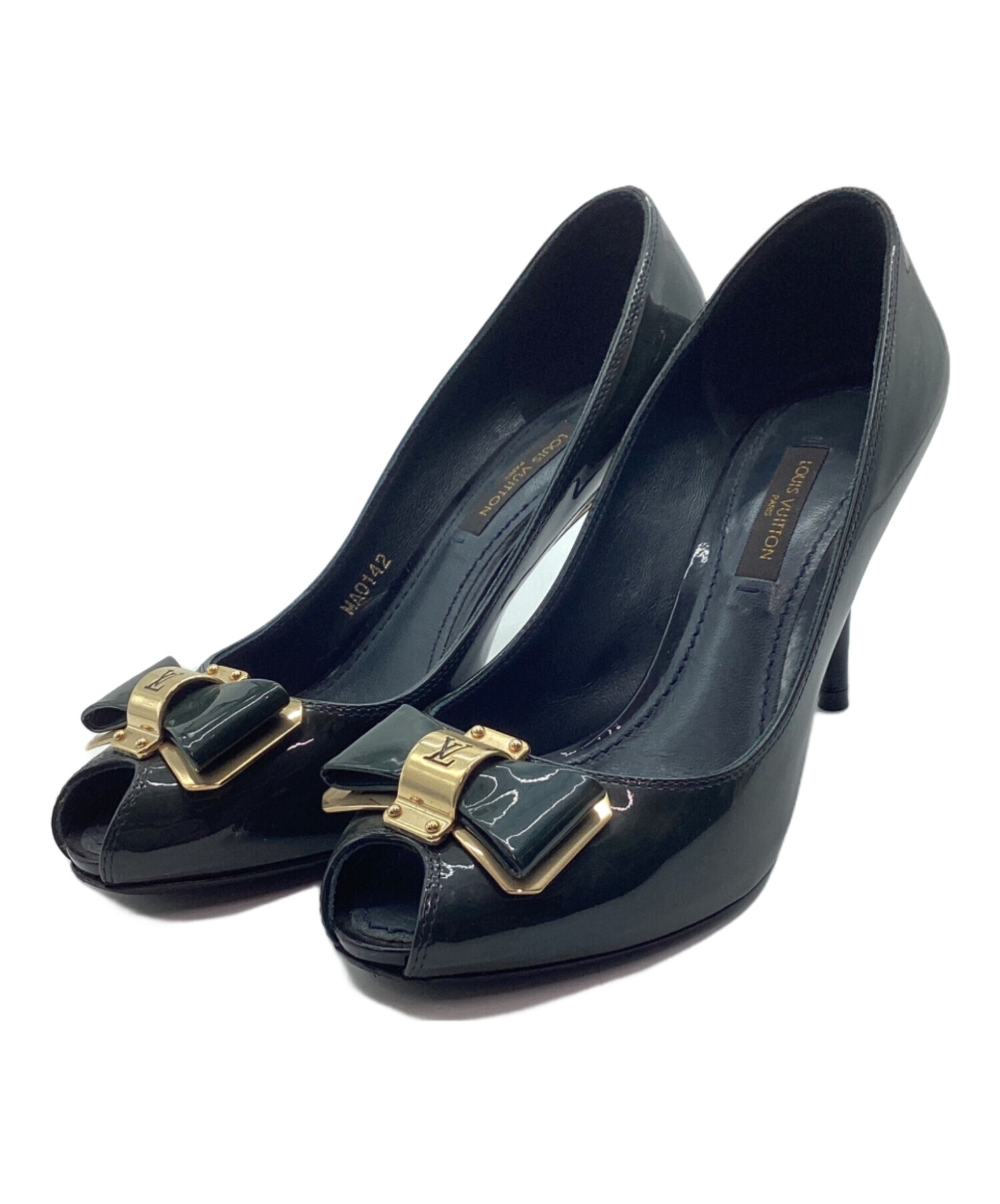 中古・古着通販】LOUIS VUITTON (ルイ ヴィトン) パンプス グリーン