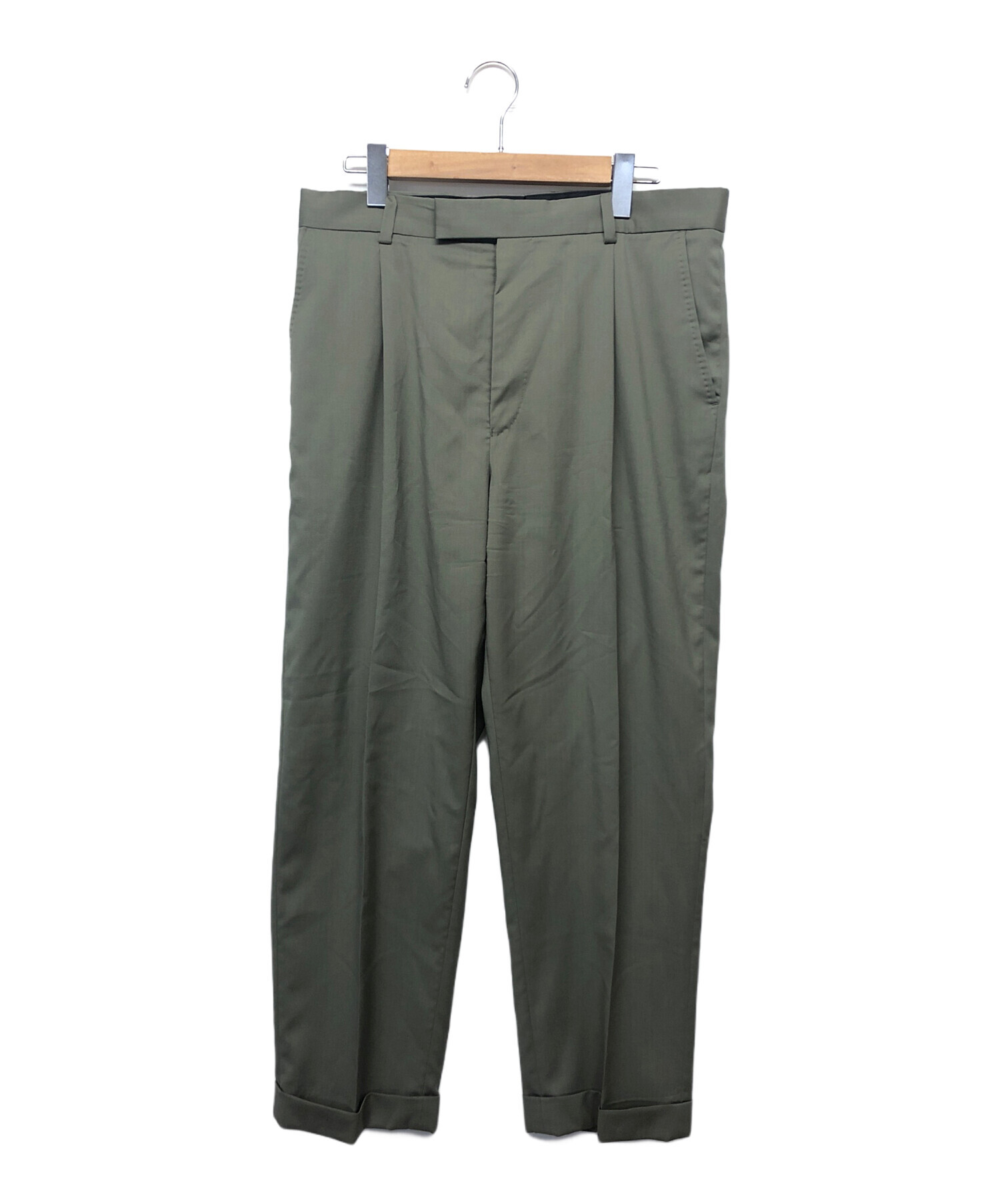 中古・古着通販】WACKO MARIA (ワコマリア) スラックス 黄緑 サイズ:XL