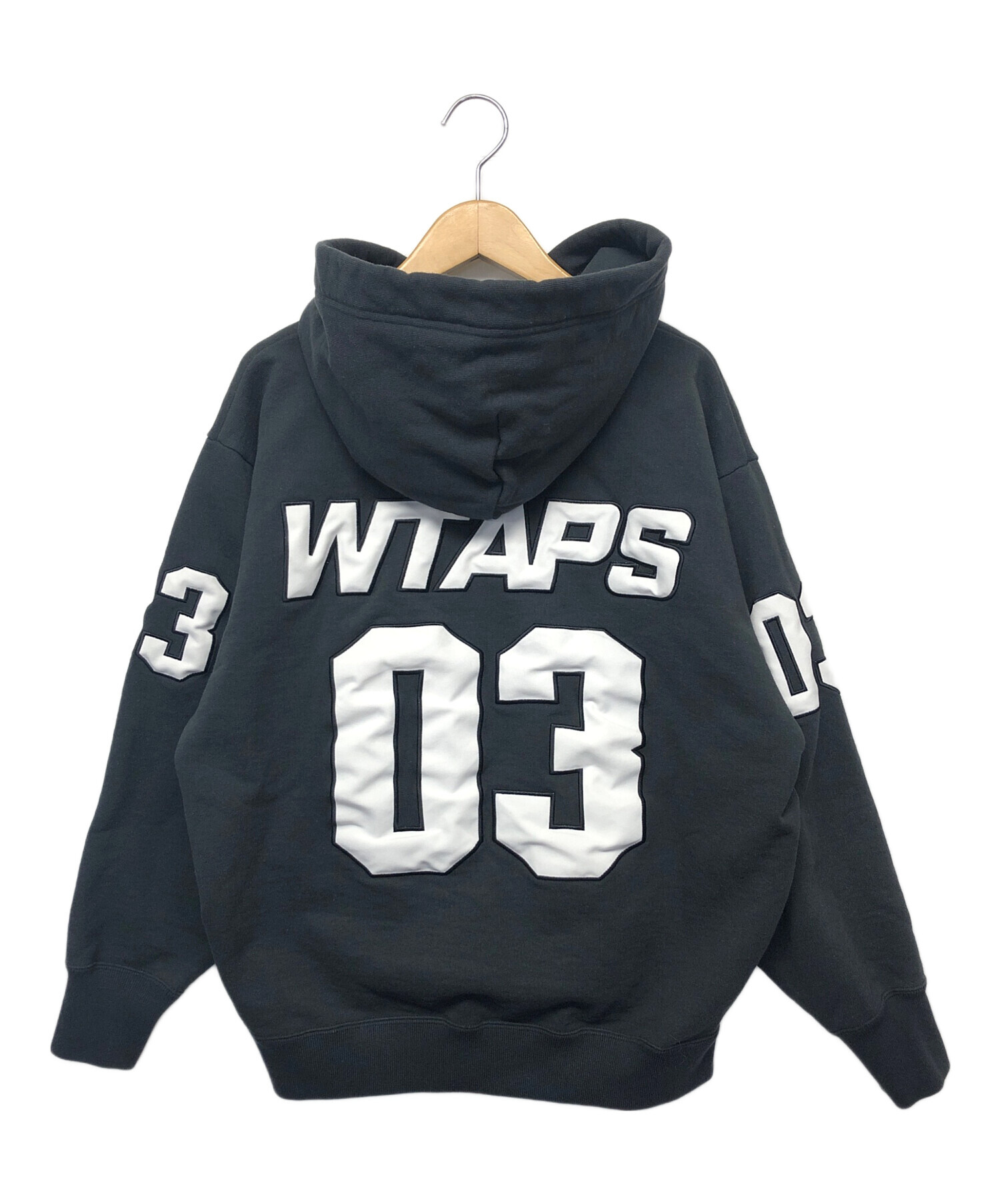 中古・古着通販】WTAPS (ダブルタップス) パーカー ブラック サイズ:1