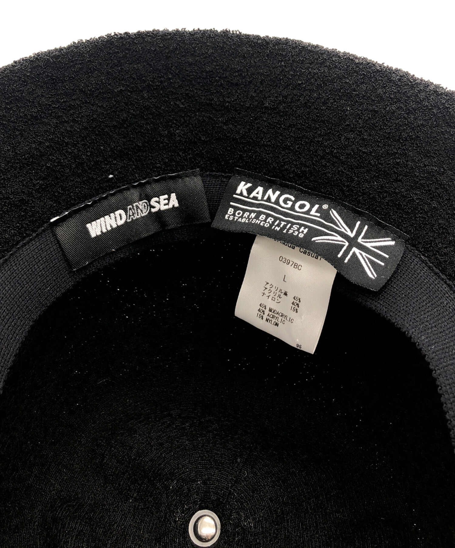中古・古着通販】KANGOL (カンゴール) WIND AND SEA (ウィンド アンド