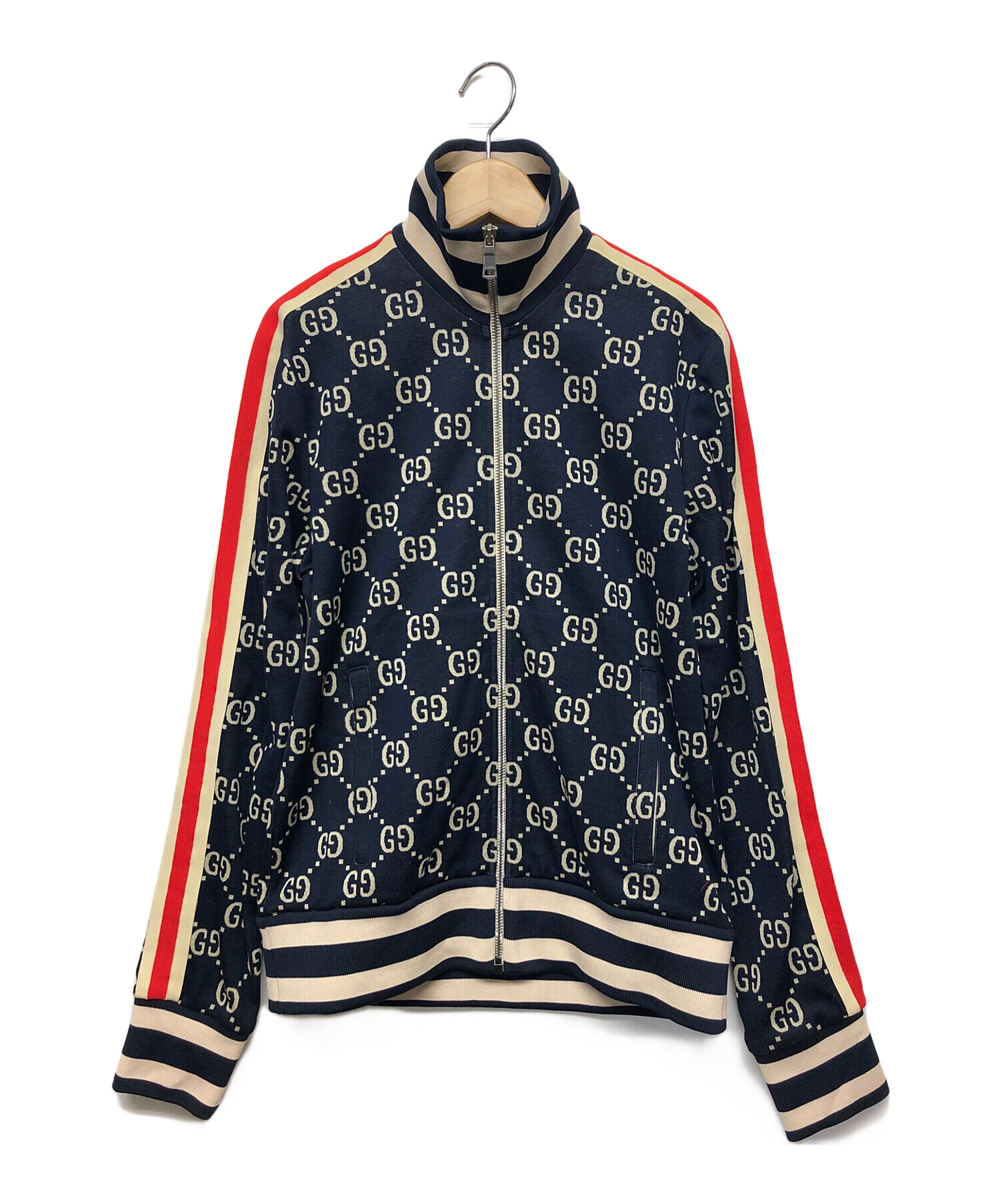 中古・古着通販】GUCCI (グッチ) ジャージ ネイビー サイズ:XS