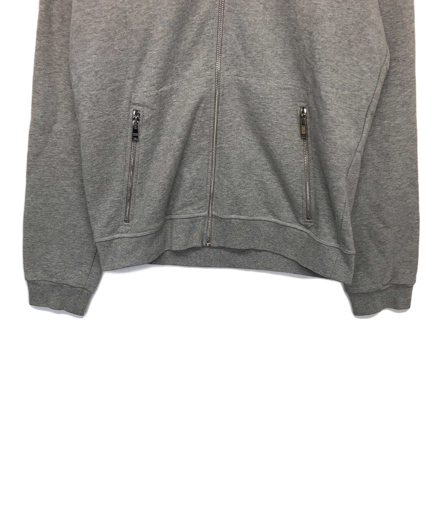 中古・古着通販】PRADA (プラダ) ジップパーカー グレー サイズ:L