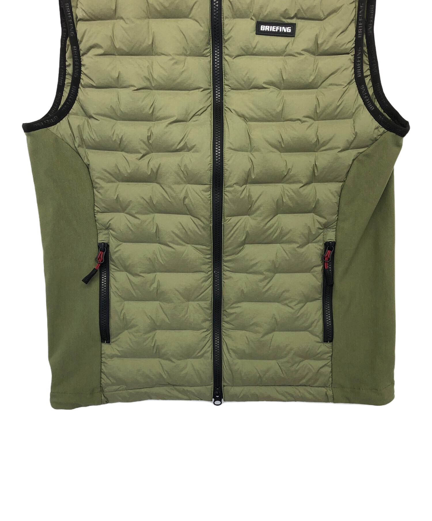 中古・古着通販】BRIEFING (ブリーフィング) ダウンベスト オリーブ