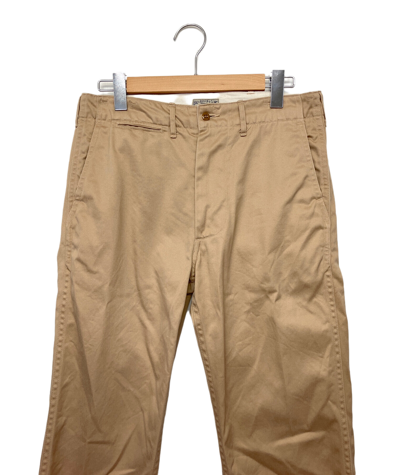 中古・古着通販】BUZZ RICKSON'S (バズリクソンズ) チノパン ベージュ