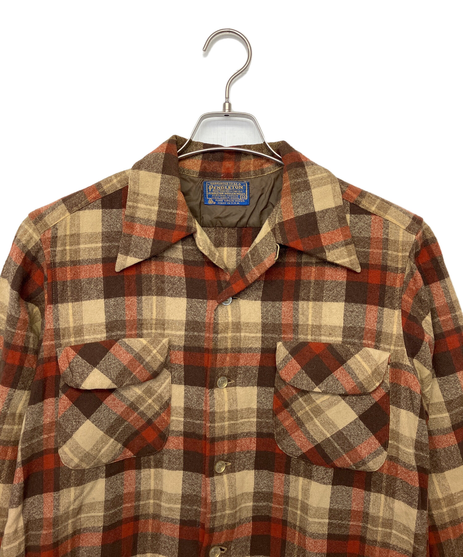 中古・古着通販】PENDLETON (ペンドルトン) 70sボードシャツ ブラウン