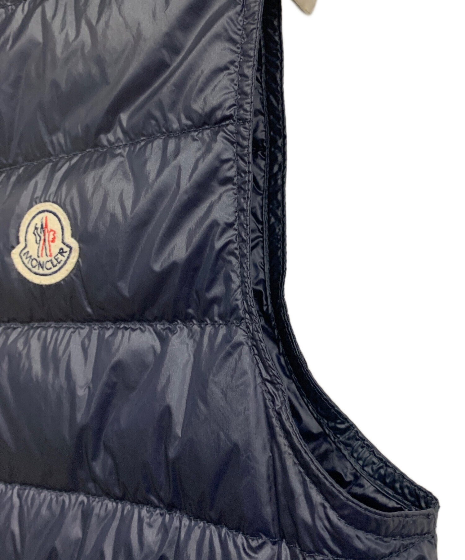 中古・古着通販】MONCLER (モンクレール) ダウンベスト ネイビー