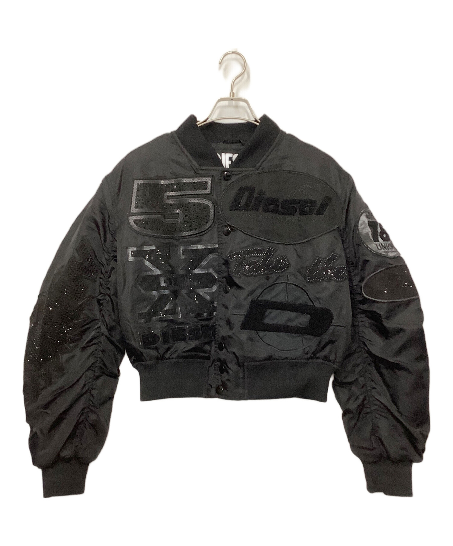 中古・古着通販】DIESEL (ディーゼル) ボンバージャケット ブラック