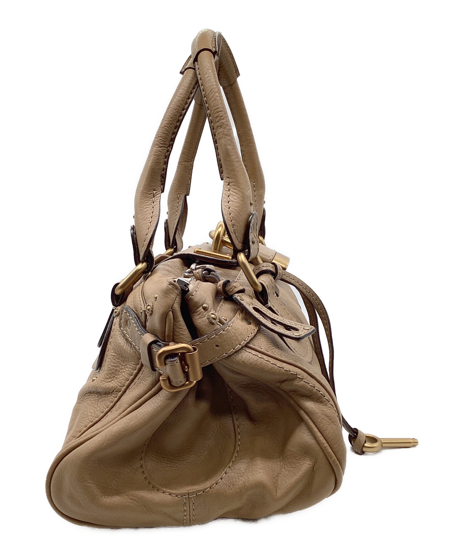 中古・古着通販】Chloe (クロエ) パディントン ハンドバッグ ブラウン