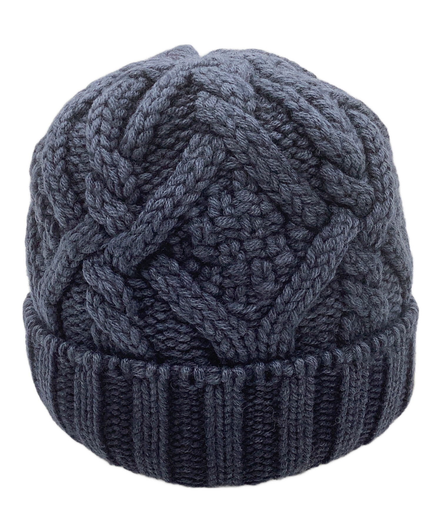 中古・古着通販】MONCLER (モンクレール) ニット帽 ネイビー｜ブランド