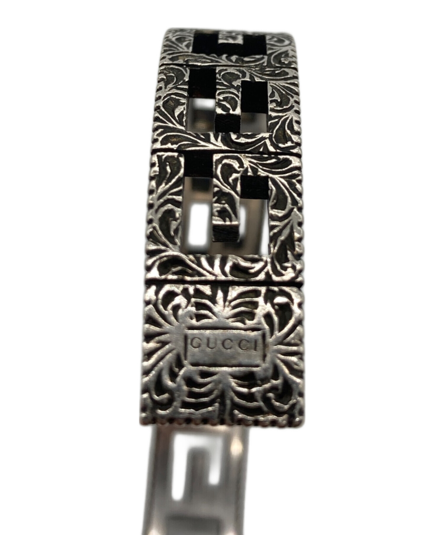 中古・古着通販】GUCCI (グッチ) シルバーバングル シルバー｜ブランド