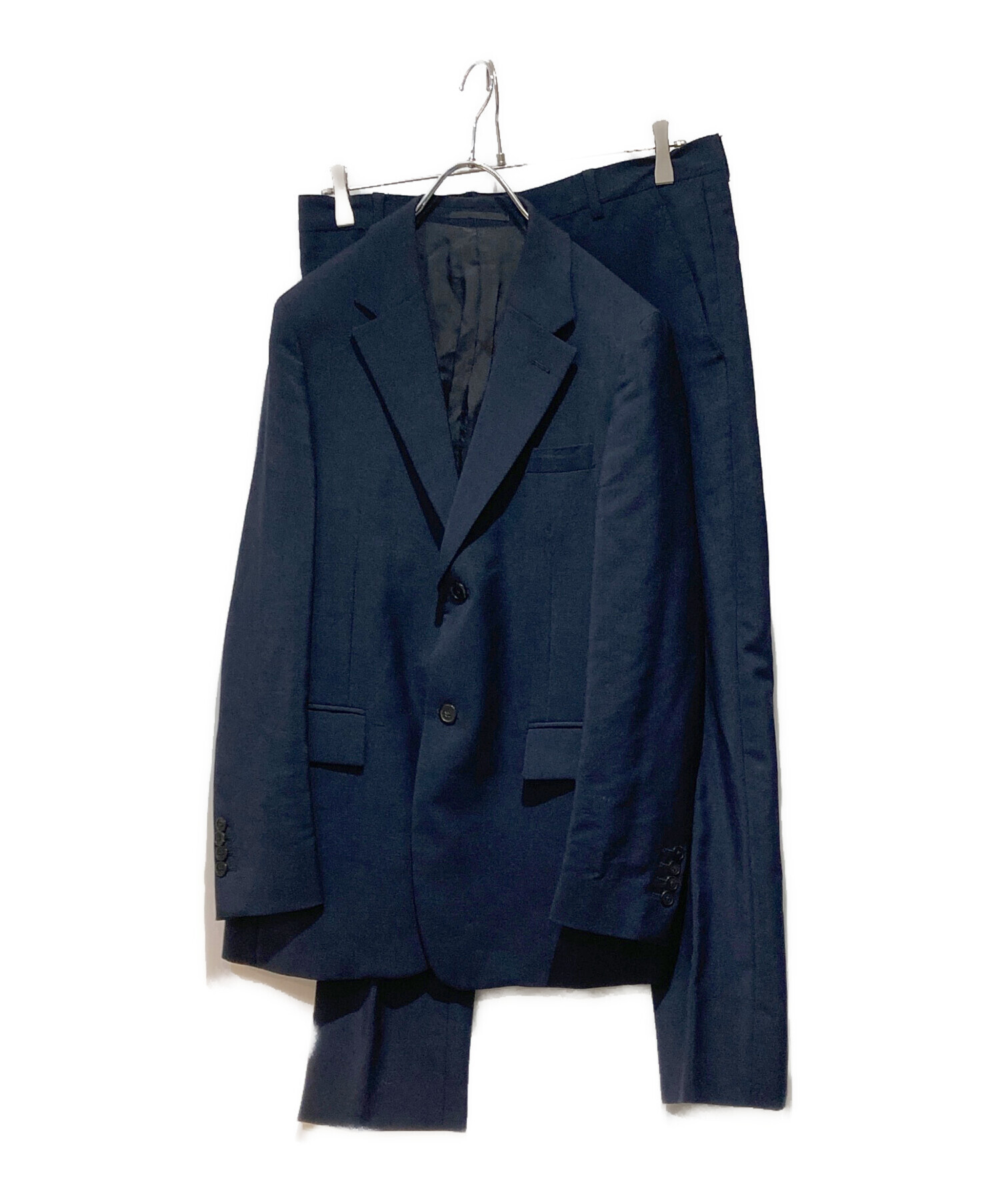 中古・古着通販】PRADA (プラダ) セットアップスーツ ネイビー サイズ