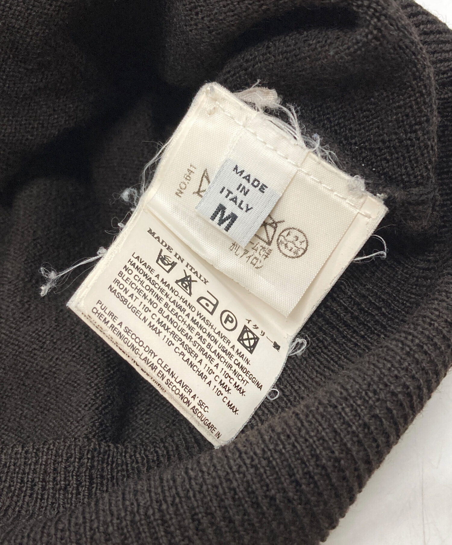 中古・古着通販】Maison Margiela (メゾンマルジェラ) Vネックニット/V