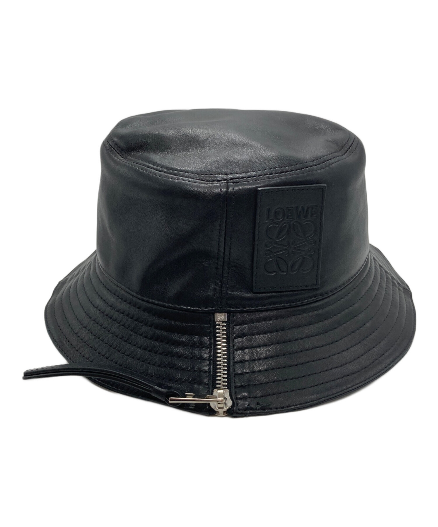 中古・古着通販】LOEWE (ロエベ) アナグラムロゴパッチ レザーバケット