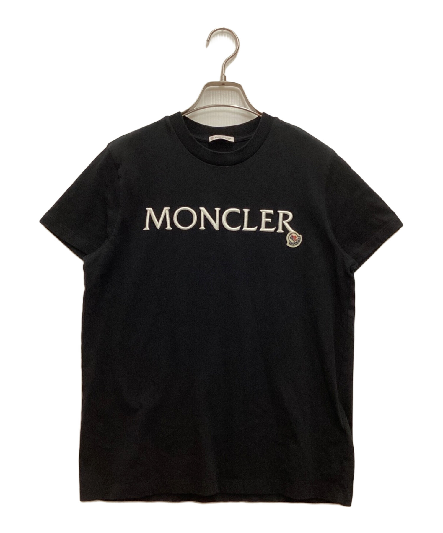 中古・古着通販】MONCLER (モンクレール) ロゴ刺繍Tシャツ クルー