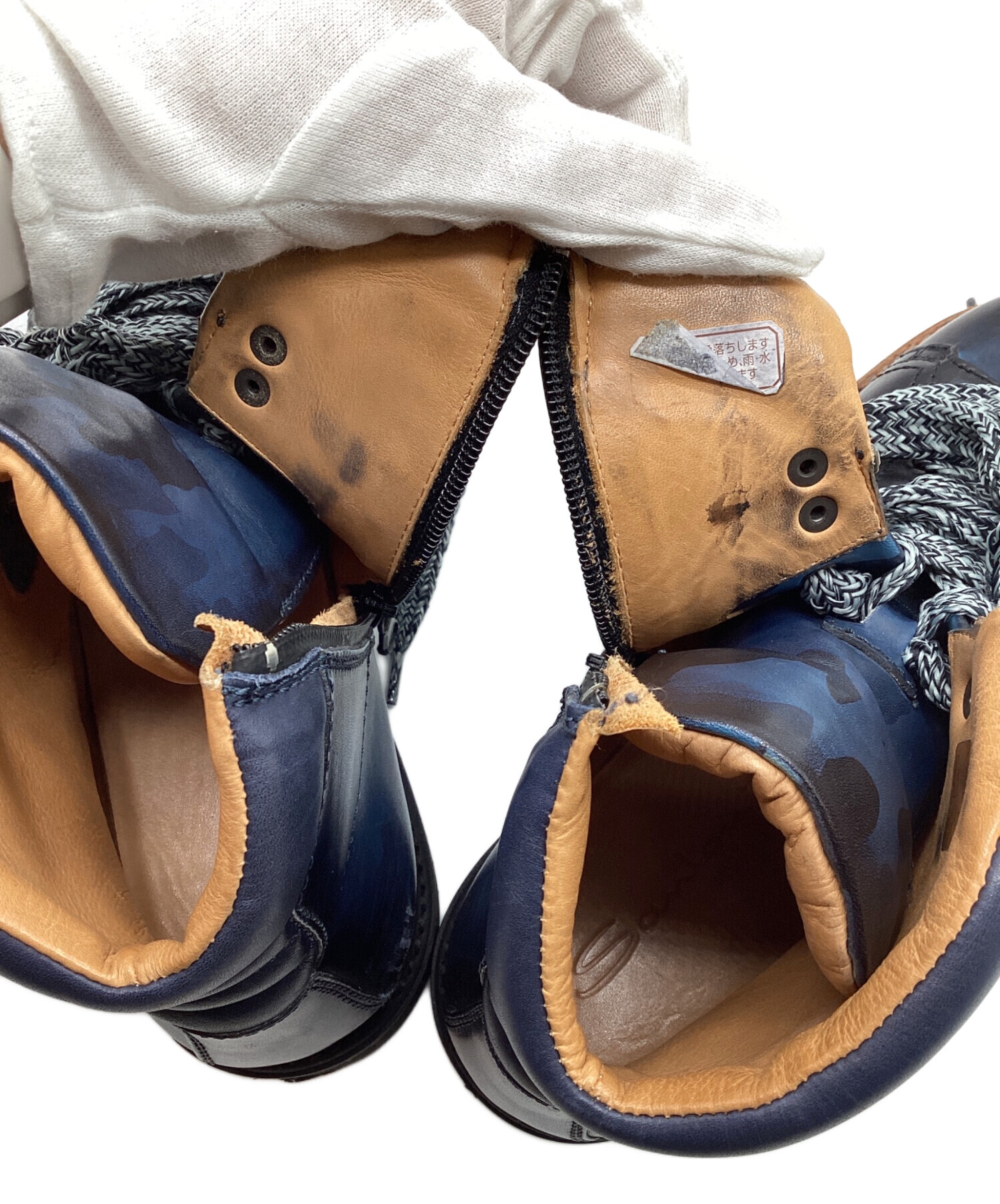 中古・古着通販】Santoni (サントーニ) カモフラージュサイドジップ