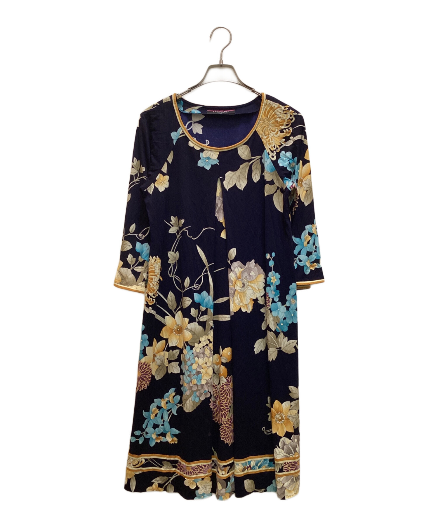 中古・古着通販】LEONARD (レオナール) フラワープリントワンピース
