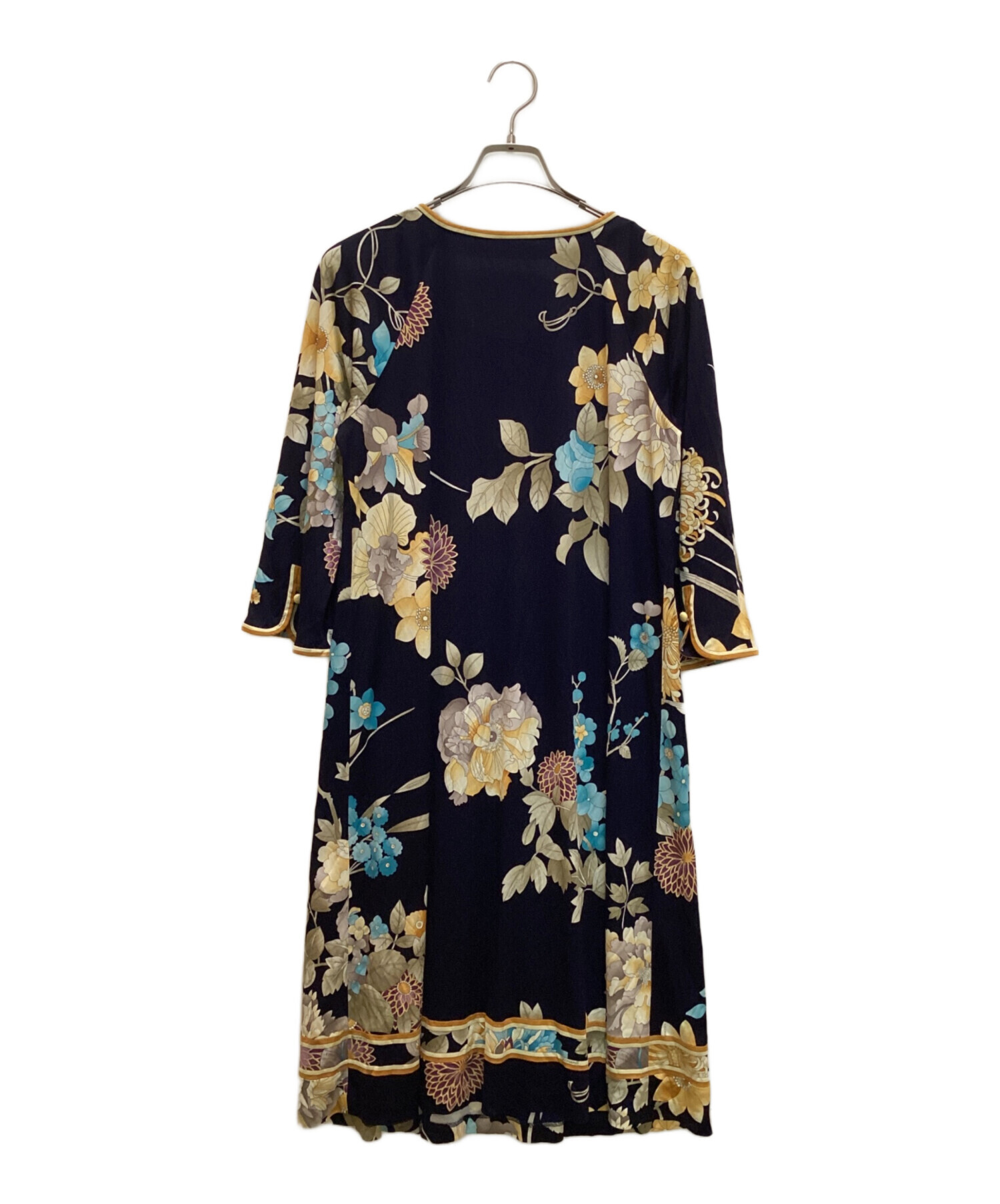 中古・古着通販】LEONARD (レオナール) フラワープリントワンピース