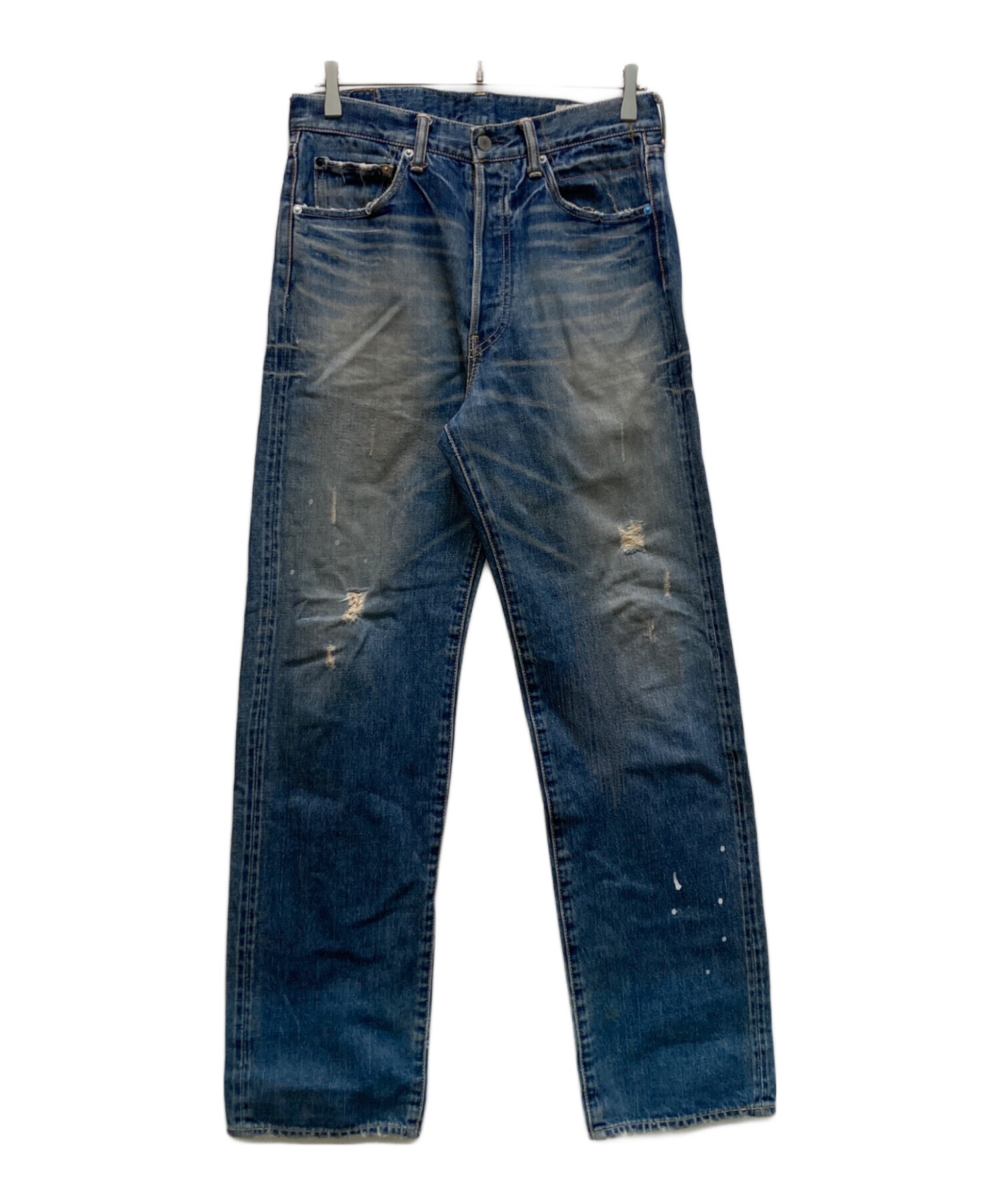 中古・古着通販】VISVIM (ビズビム) ダメージ加工デニムパンツ