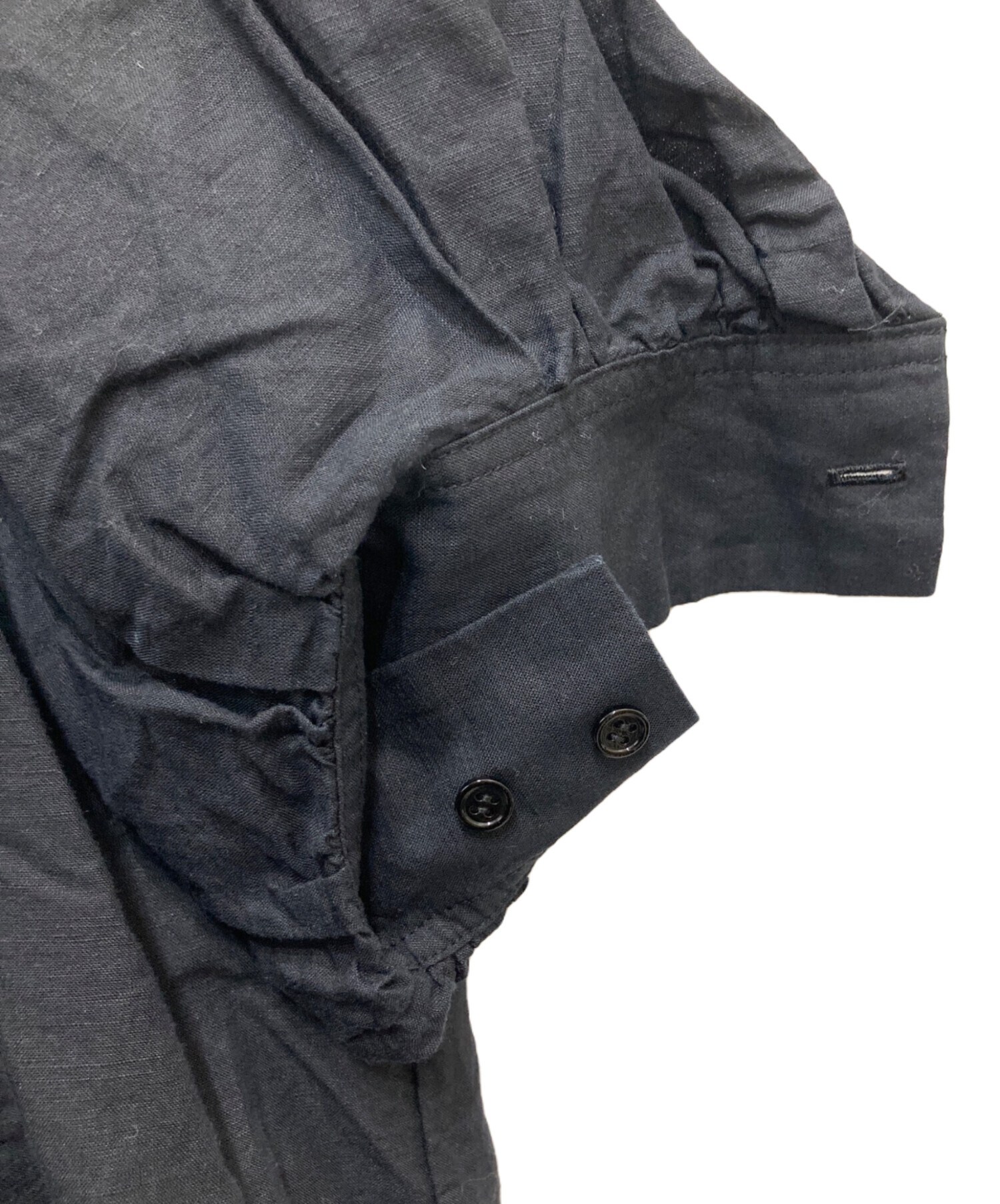 中古・古着通販】Drawer (ドゥロワー) コットンリネンブラウス