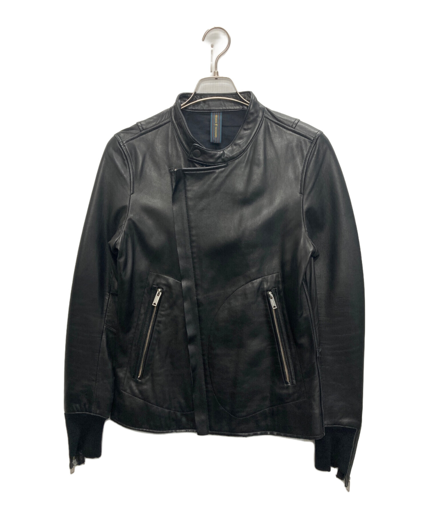 中古・古着通販】MIHARA YASUHIRO (ミハラヤスヒロ) 袖リブ ラムレザー