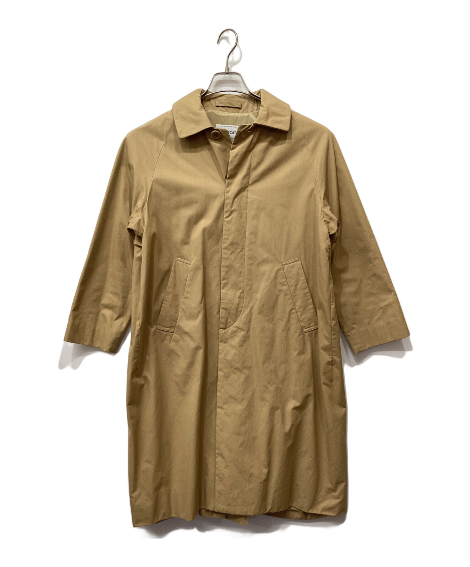 中古・古着通販】YAECA (ヤエカ) ステンカラーコート カーキ サイズ:S