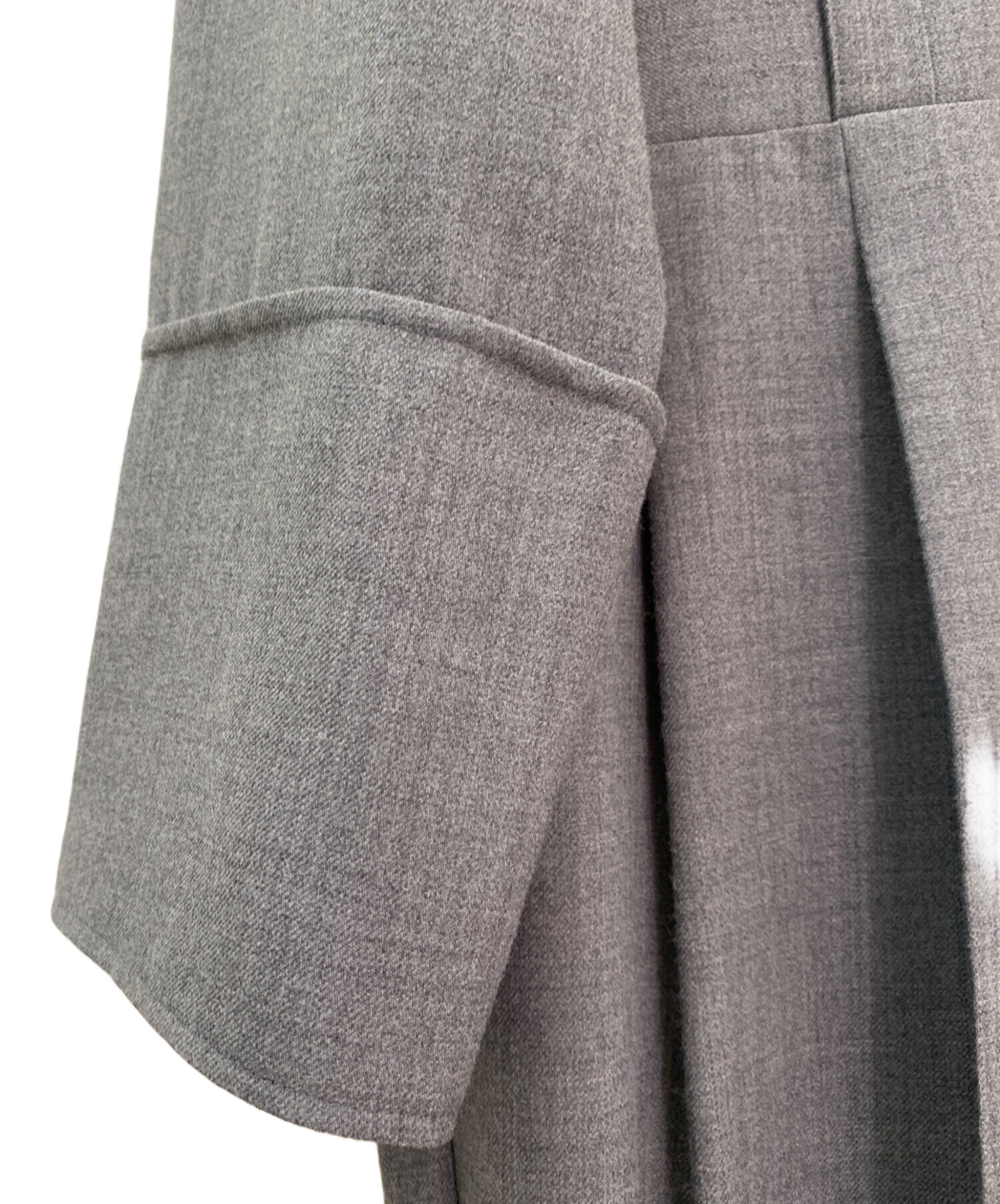 中古・古着通販】Conte (コンテ) Vネック オールインワン グレー