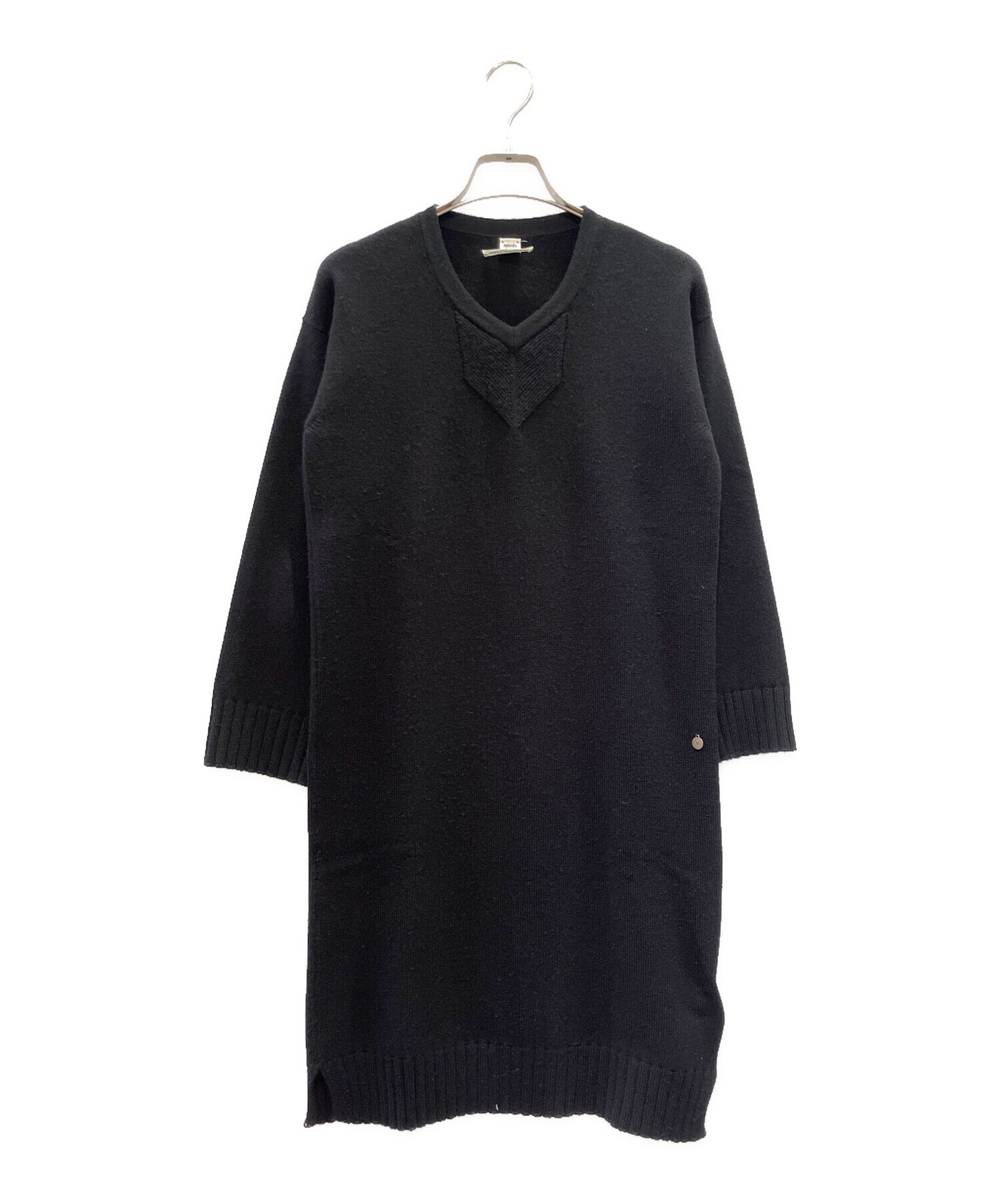 中古・古着通販】HERMES (エルメス) Hロゴ金具カシミヤニット