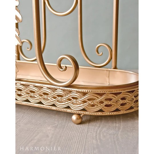 アラベスク アンブレラスタンド オーバル ゴールド 傘立て 雨の日