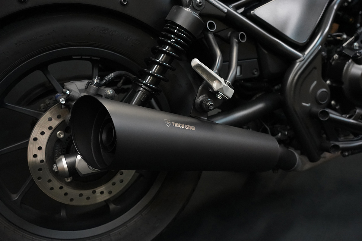 トリックスター / Rebel250(17-22) 政府認証スリップオンマフラー