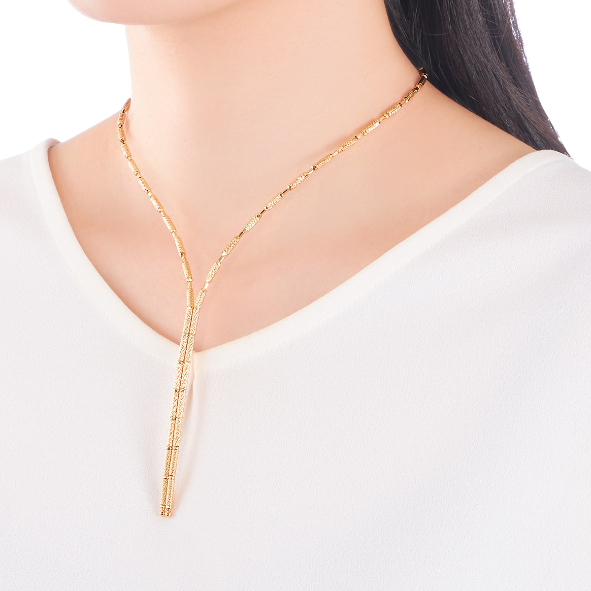 K18イエローゴールドネックレス(RNC733)|TSUTSUMI（ジュエリーツツミ