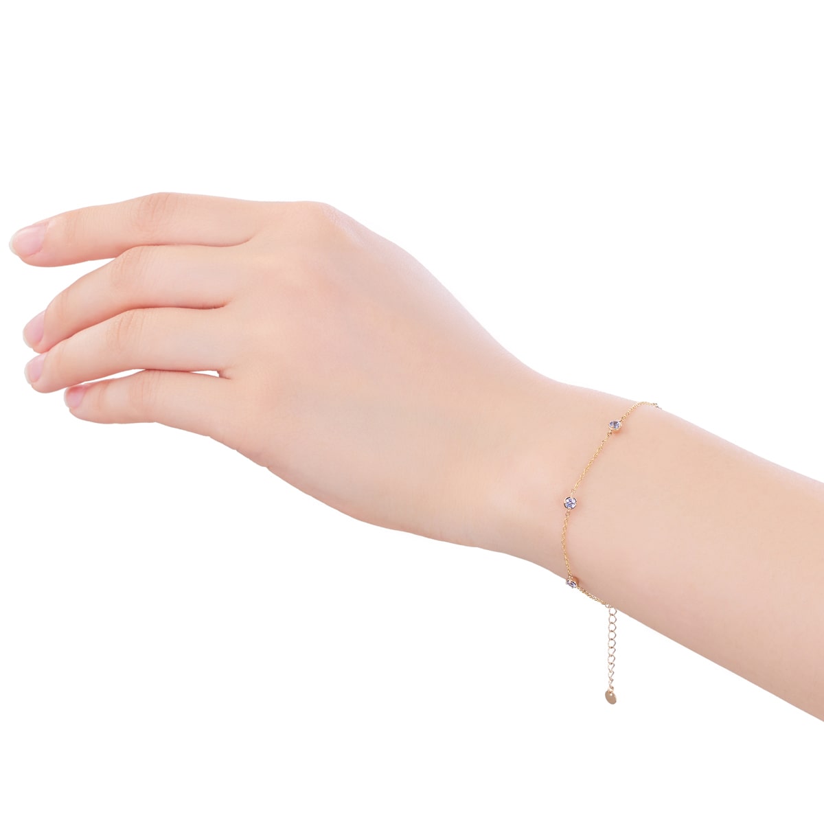 K10イエローゴールドタンザナイトブレスレット(RBL644)|TSUTSUMI