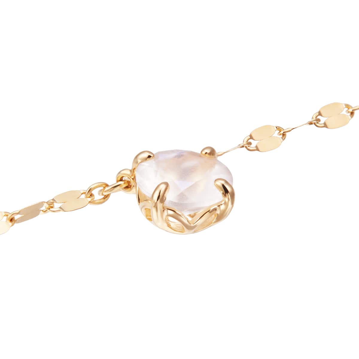 K10イエローゴールドブルームーンストーンブレスレット(RBL615