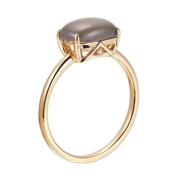 K10イエローゴールドグレームーンストーンリング(RFR549-001)|TSUTSUMI