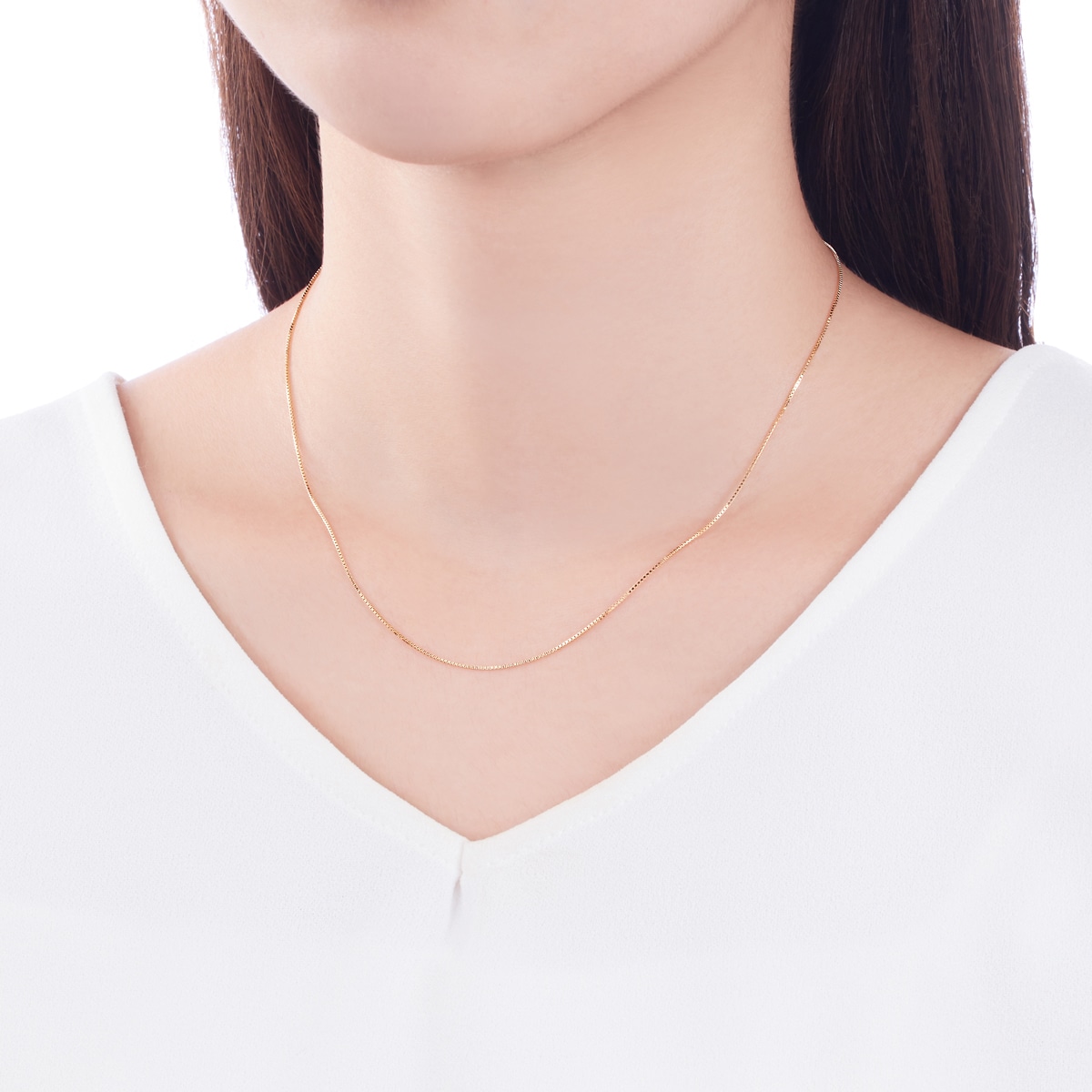 K18イエローゴールドネックレス（40cm）(RNC672)|TSUTSUMI（ジュエリー