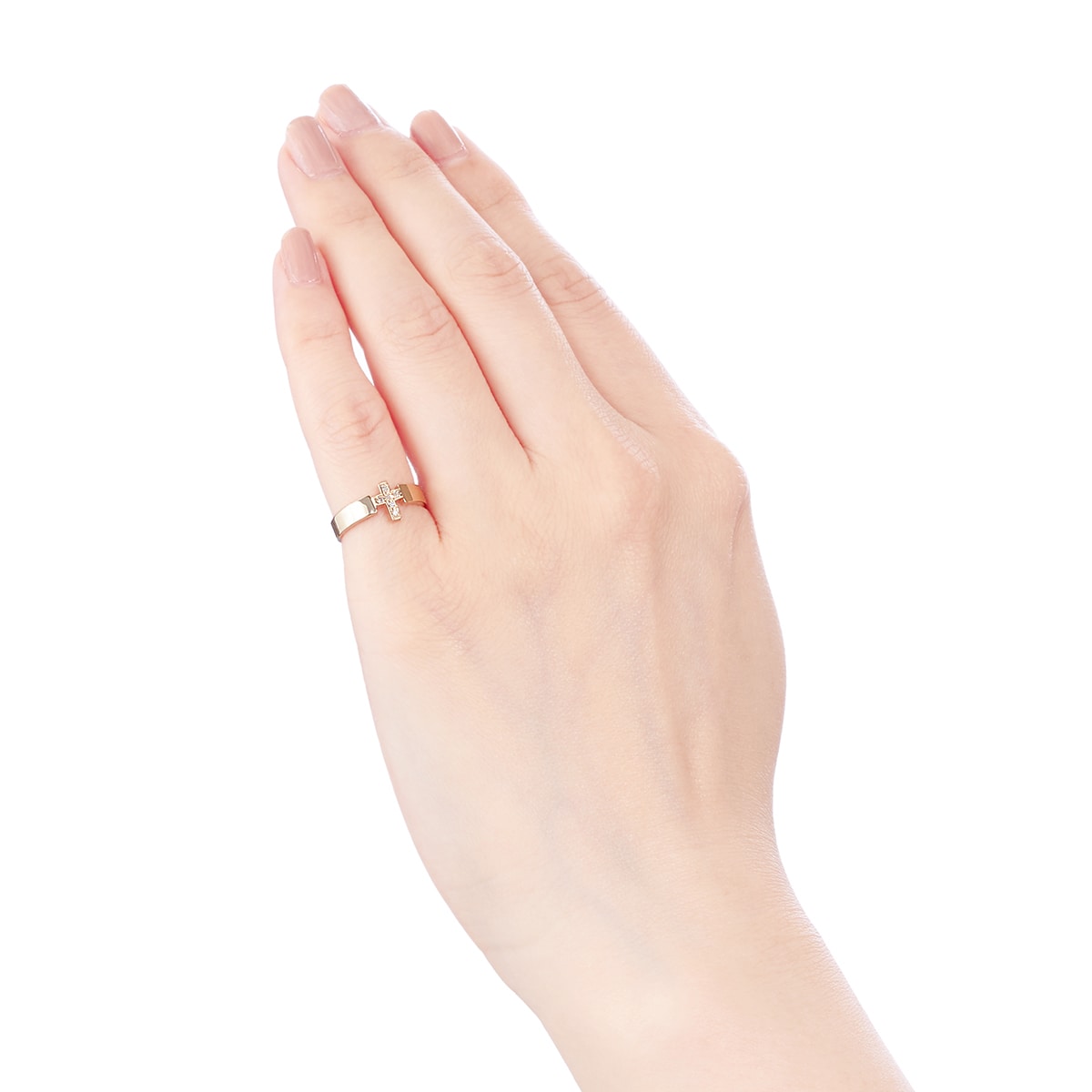 K10イエローゴールドダイヤモンドリング（ピンキーリング）(RFR174-001