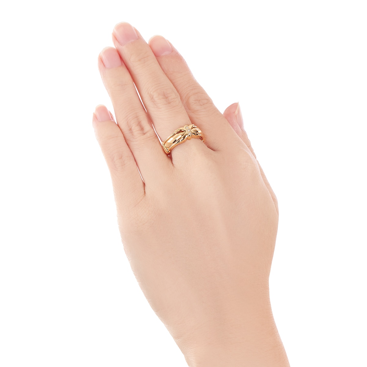 K18イエローゴールドダイヤモンドリング(RFR349-002)|TSUTSUMI