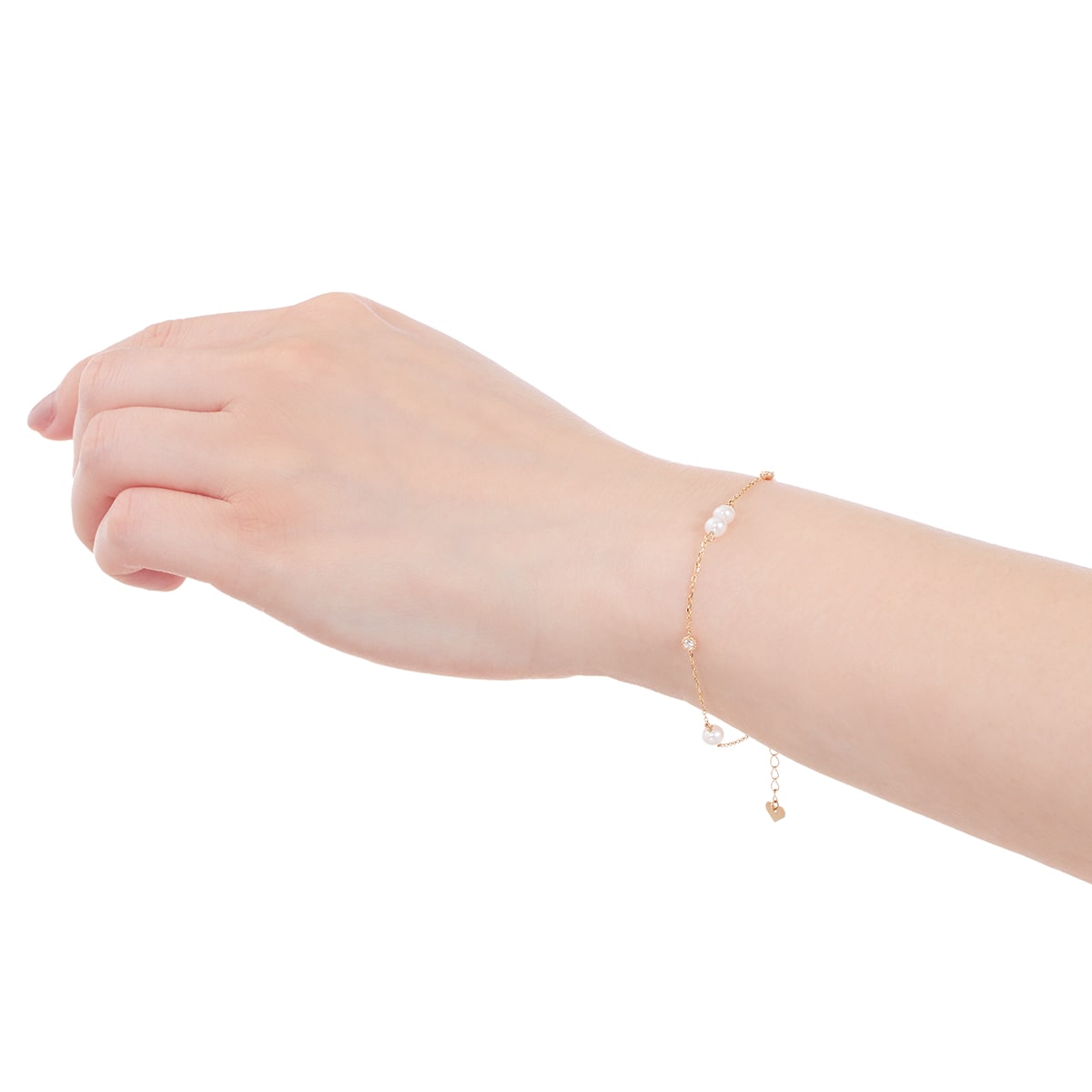 K10イエローゴールド淡水パールブレスレット: ブレスレット|TSUTSUMI