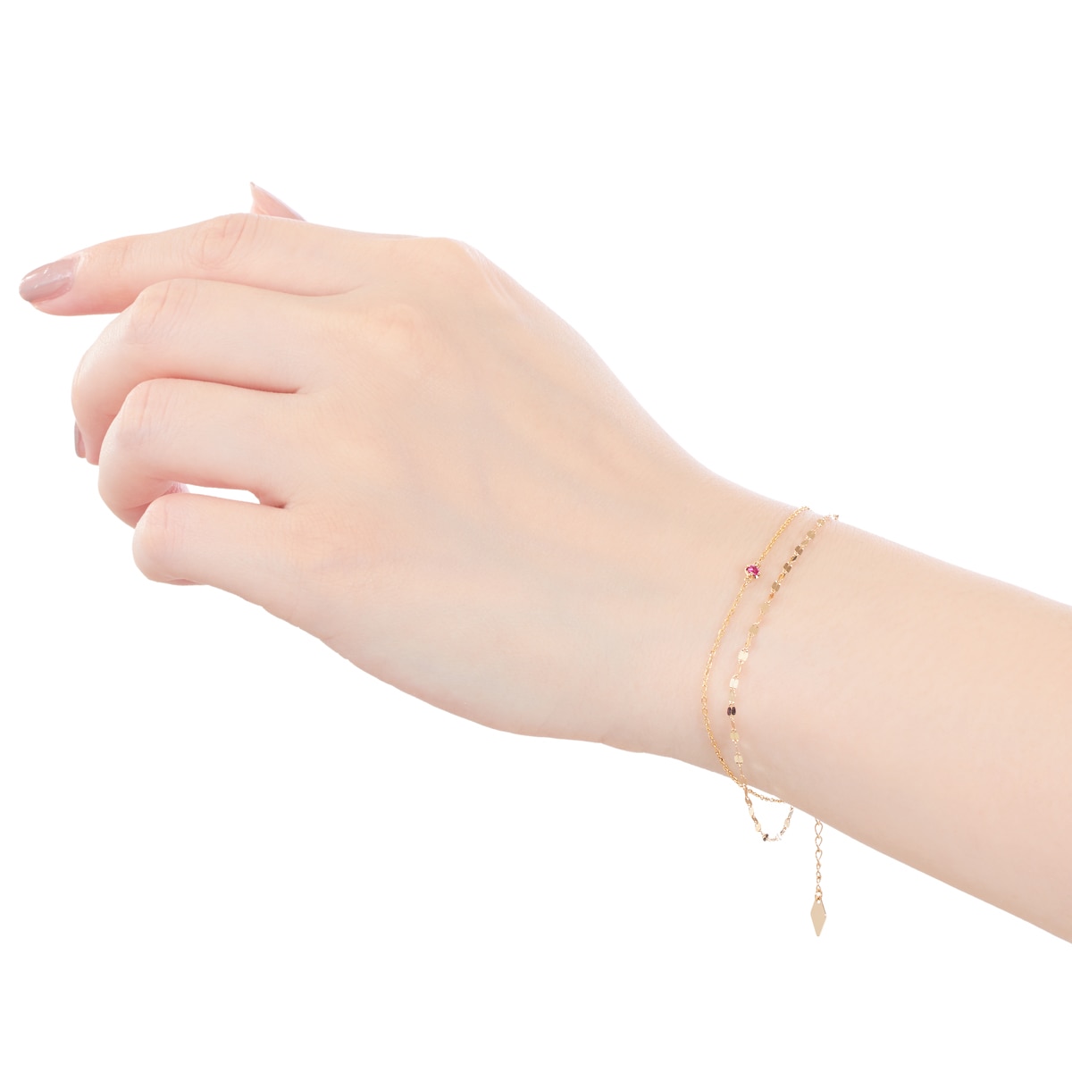 K10イエローゴールドルビーブレスレット(RBL563)|TSUTSUMI（ジュエリー