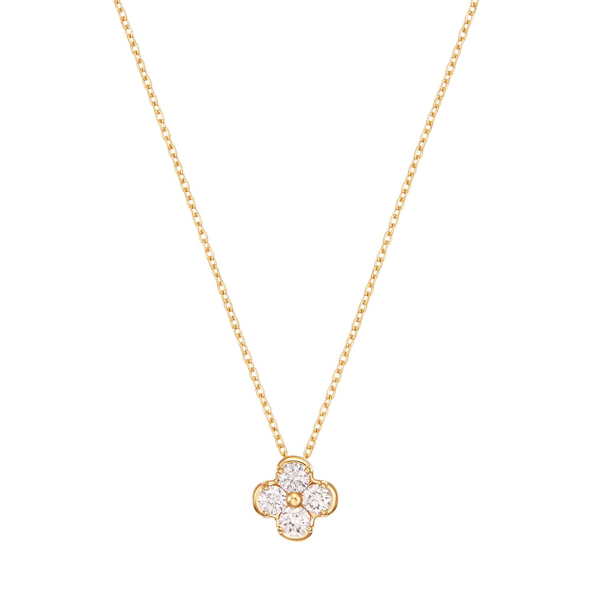 K18イエローゴールドダイヤモンドネックレス(RPN735-002)|TSUTSUMI