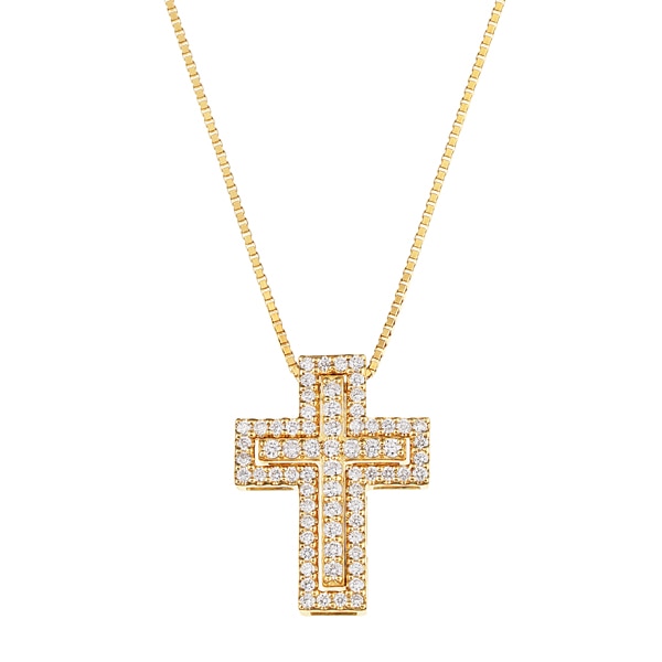 K18イエローゴールドダイヤモンドネックレス(LPN166)|TSUTSUMI