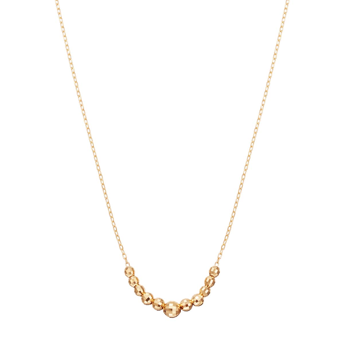 K18イエローゴールドダイヤモンドネックレス(RNC690)|TSUTSUMI