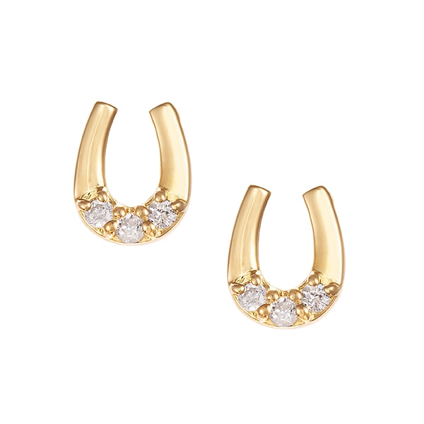 K18イエローゴールドダイヤモンドピアス(RPE156)|TSUTSUMI（ジュエリー