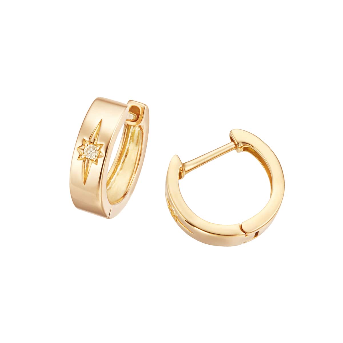 Hoop Pierced Earrings-Diamond(フープピアス特集-ダイヤモンド